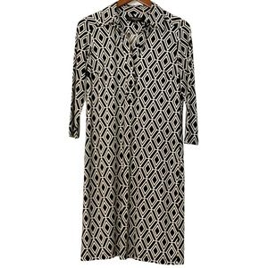 Nine West 60-70’s retro geometric dress